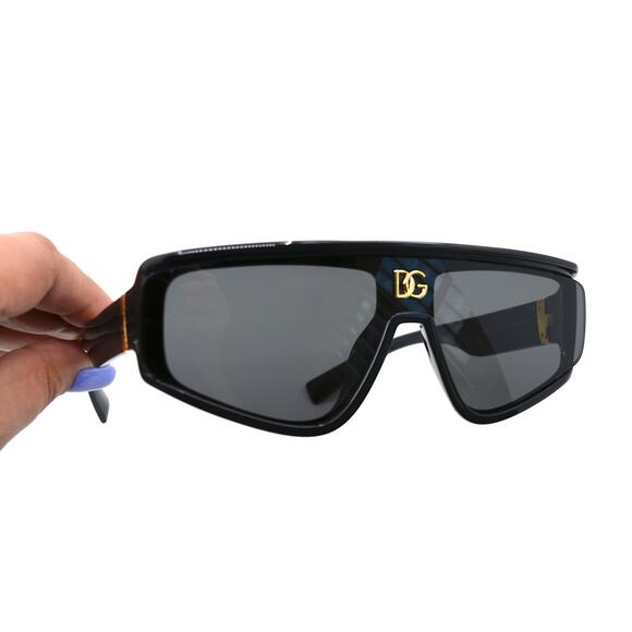 NEW DOLCE&GABBANA DG6177 501/87 BLACK DARK GREY UNISEX AUTHENTIC SUNGLAS… - Picture 13 of 16